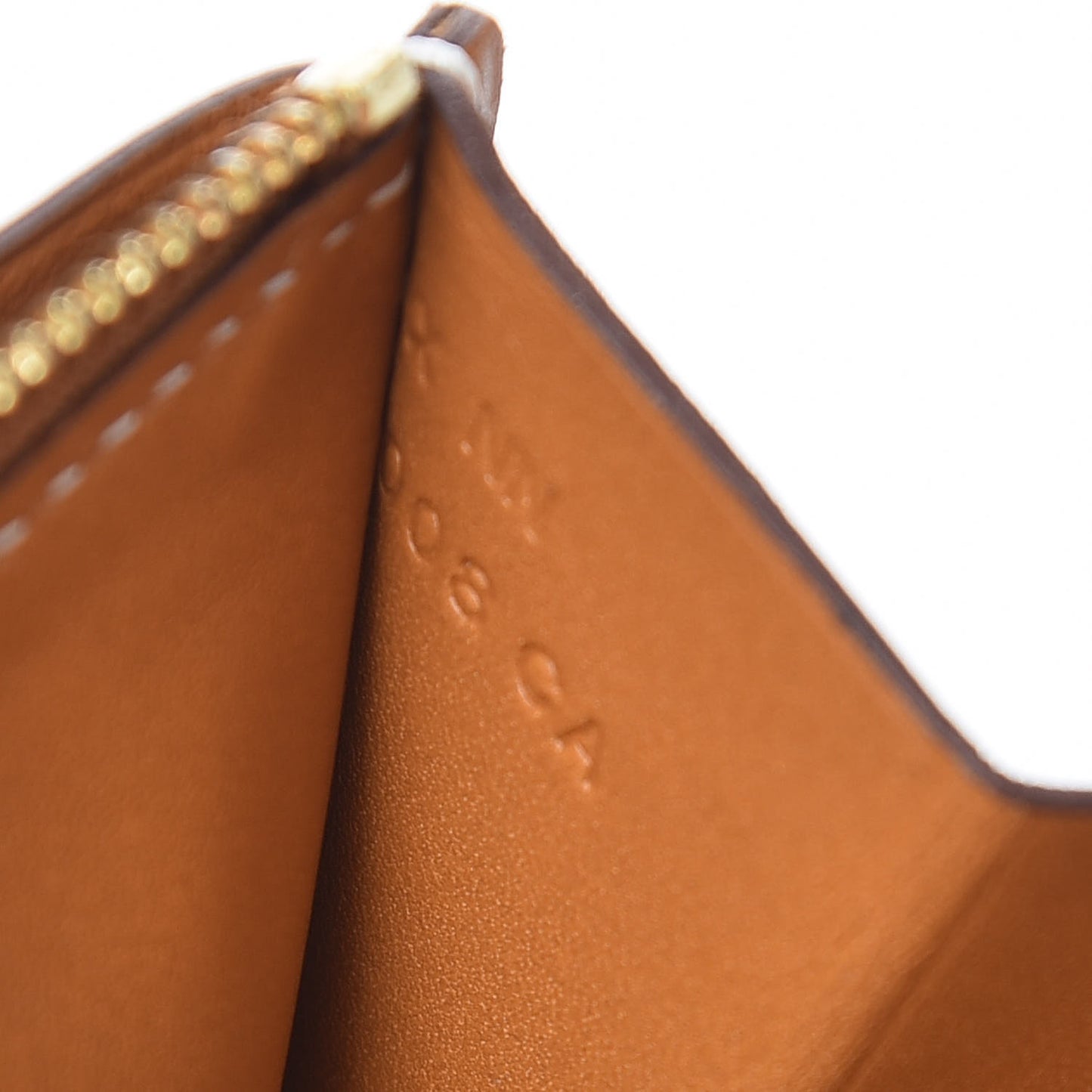 Tadelakt Constance Short Wallet Gold