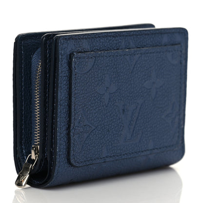 Louis Vuitton Metallic Empreinte Clea Wallet Navy Nacre 3 of 7