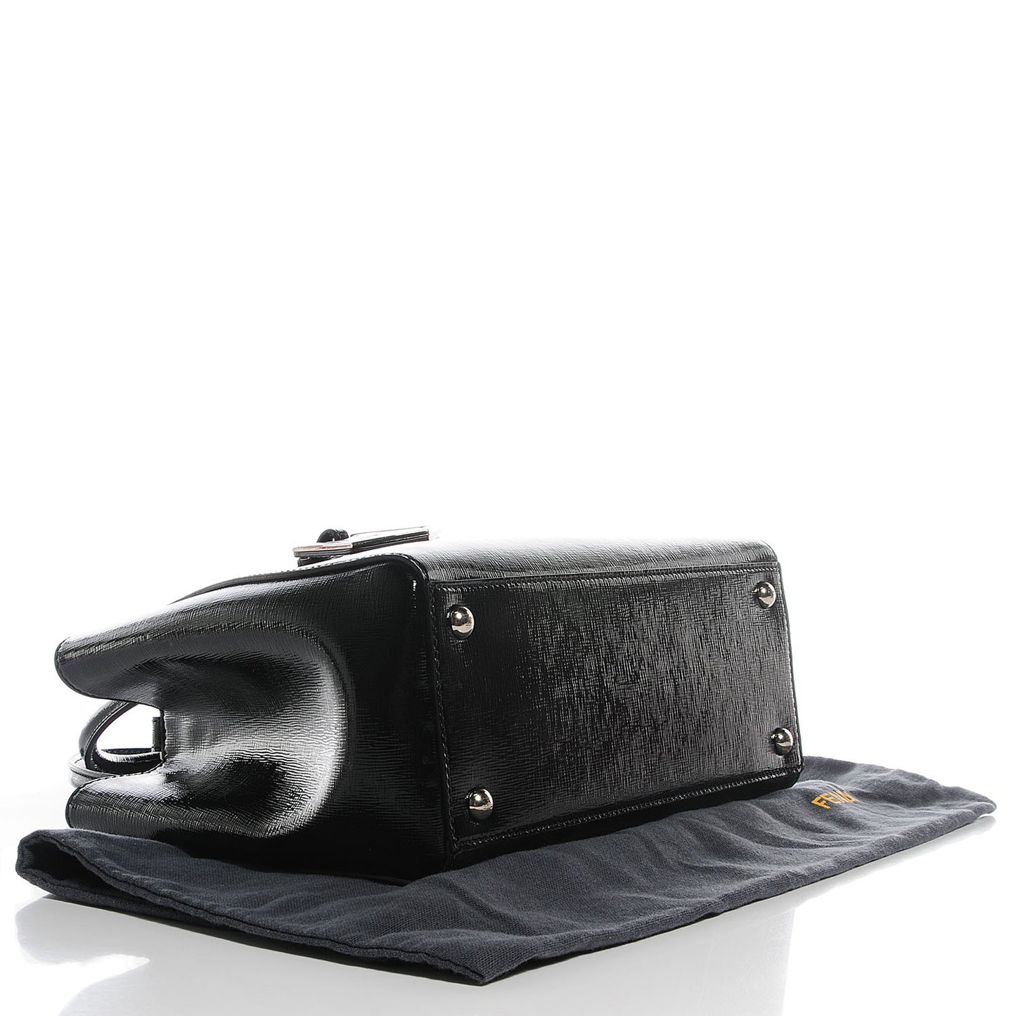 Vernice Petite 2Jours Tote Nero Black
