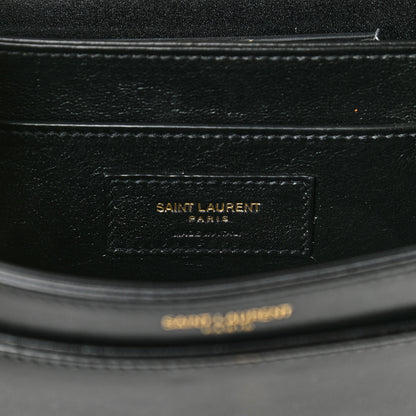 Saint Laurent Smooth Calfskin Small Solferino Satchel Black 10 of 17