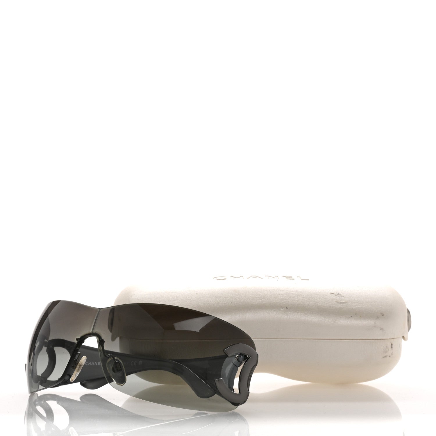 Chanel Frameless CC Logo Sunglasses 4125 Black 9 of 9
