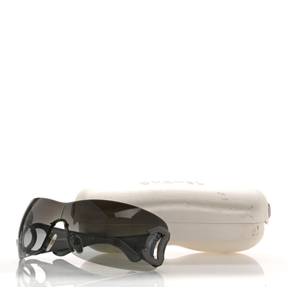 Chanel Frameless CC Logo Sunglasses 4125 Black 9 of 9