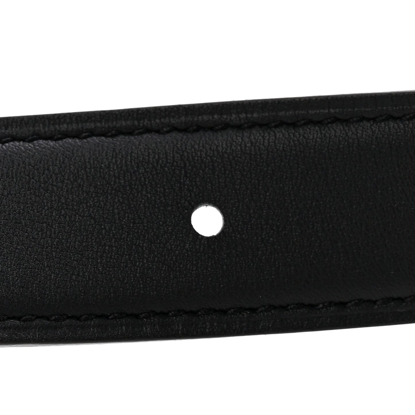 Swift Epsom 24mm Mini H Belt 85 34 Black Etoupe