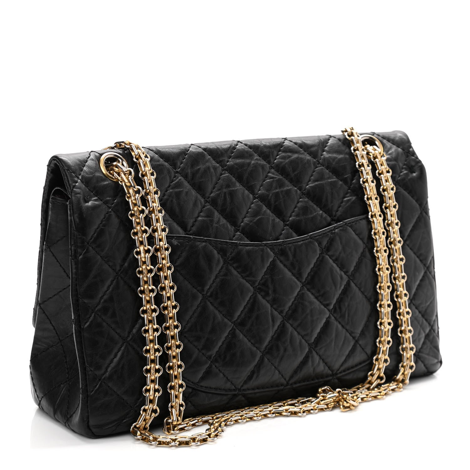 Chanel Aged Calfskin Quilted 2.55 Reissue 226 Flap Black 3 of 11