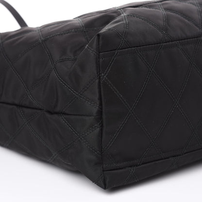 Prada Tessuto Nylon Quilted Shopping Tote Black 8 of 11