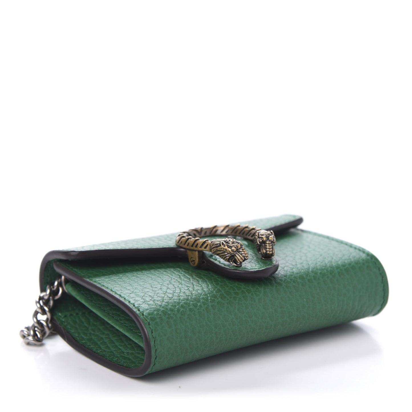Calfskin Dionysus Coin Purse Emerald