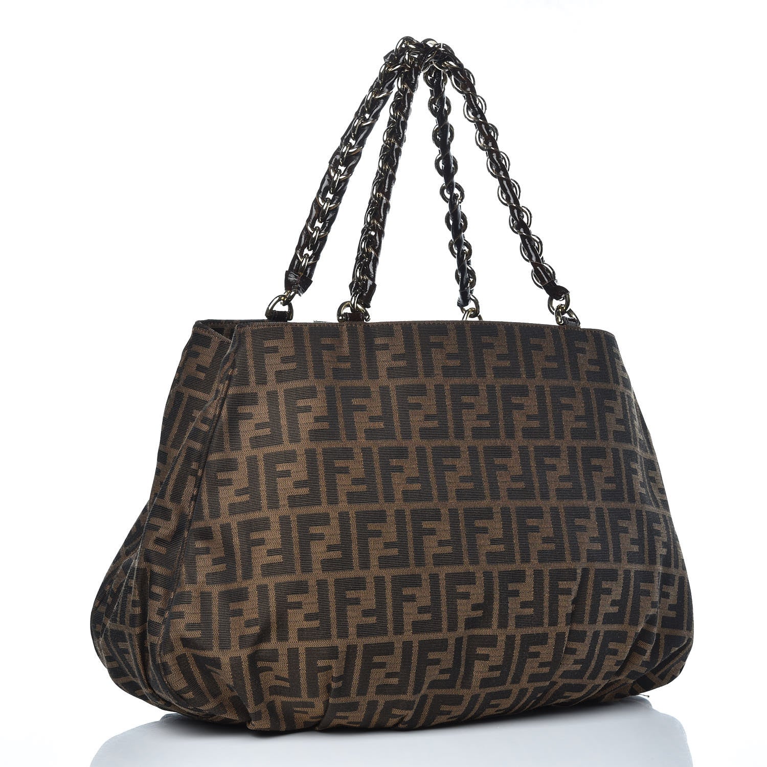 Fendi Zucca Mia Tote Tobacco 3 of 9