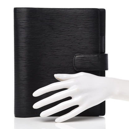 Louis Vuitton Epi Large Ring Agenda Black 2 of 9