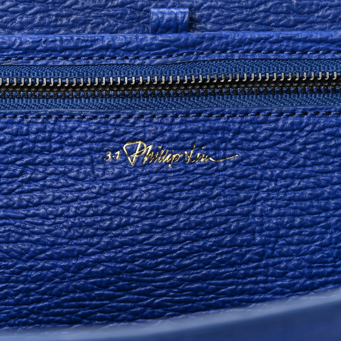 Textured Calfskin Large Pashli Satchel Cobalt