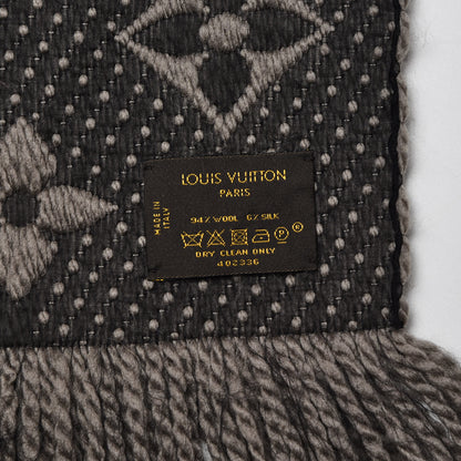 Louis Vuitton Wool Silk Logomania Scarf Verone 4 of 5