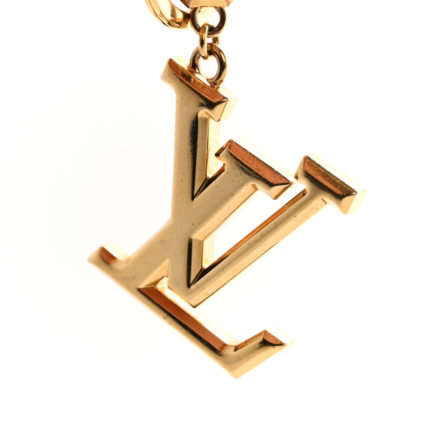 LV Facettes Bag Charm Key Holder Gold