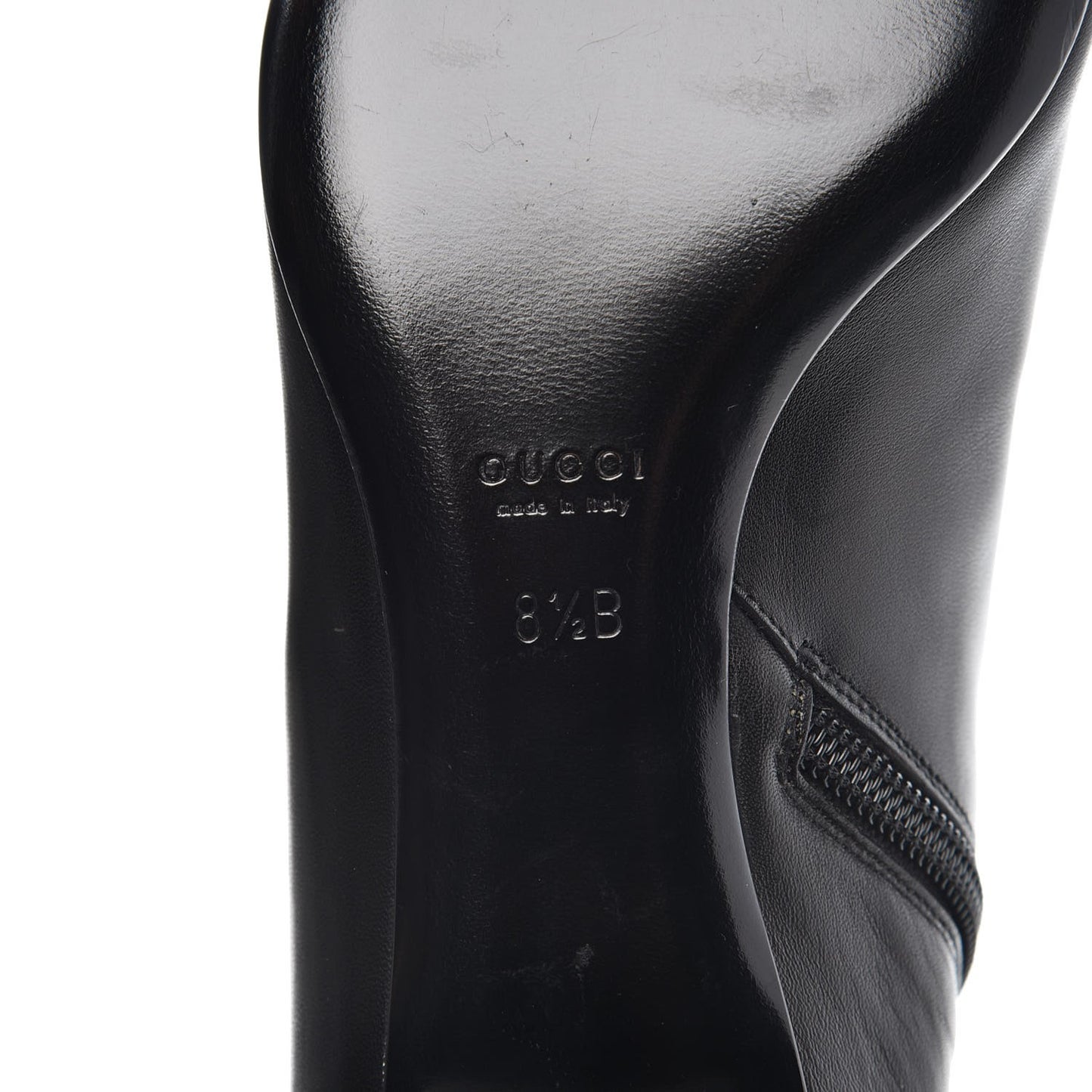 Calfskin Silk Lifford Boots 8.5 Black