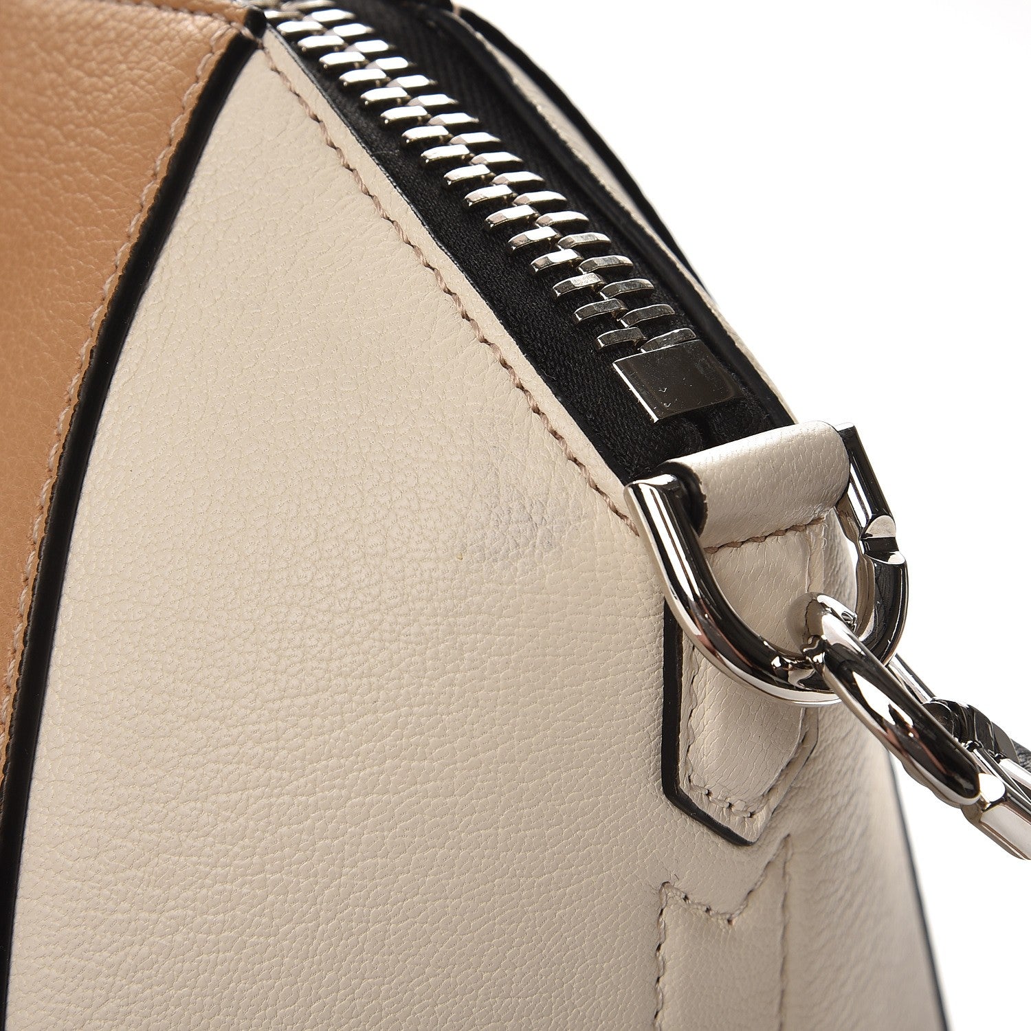 Givenchy Sugar Goatskin Small Bi-Color Antigona Light Beige 9 of 10