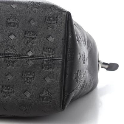 MCM Calfskin Ottomar Monogram Large Klara Hobo Black 4 of 7