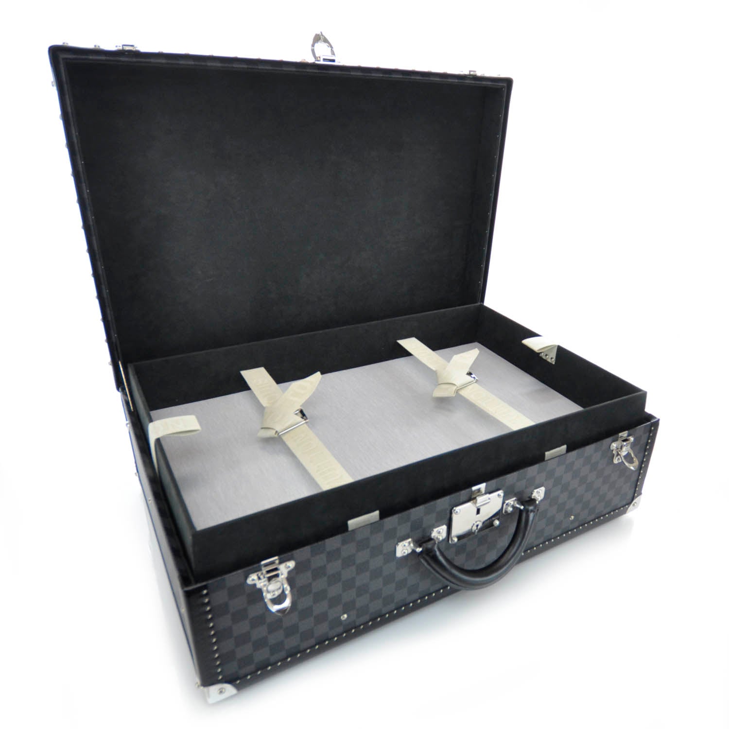 Louis Vuitton Damier Graphite Alzer 65 Suitcase Hard Case Trunk 7 of 10
