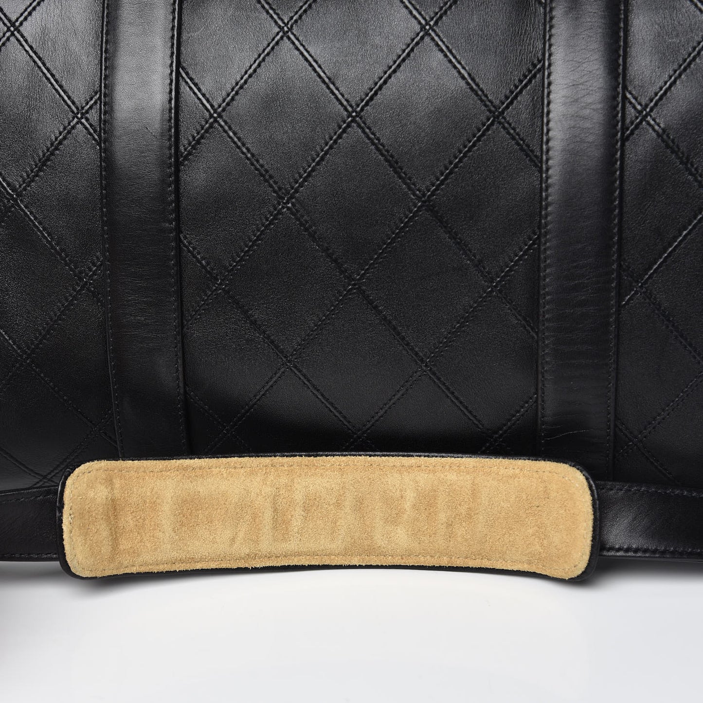 Calfskin Stitched CC Boston Black