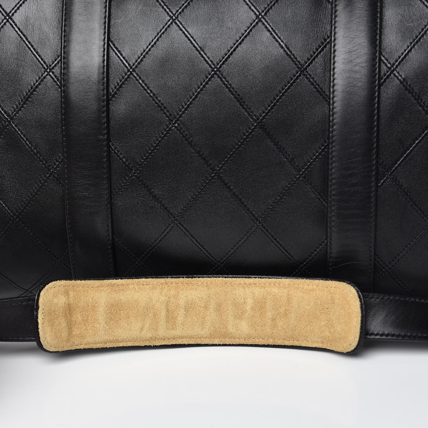 Chanel Calfskin Stitched CC Boston Black 10 of 12