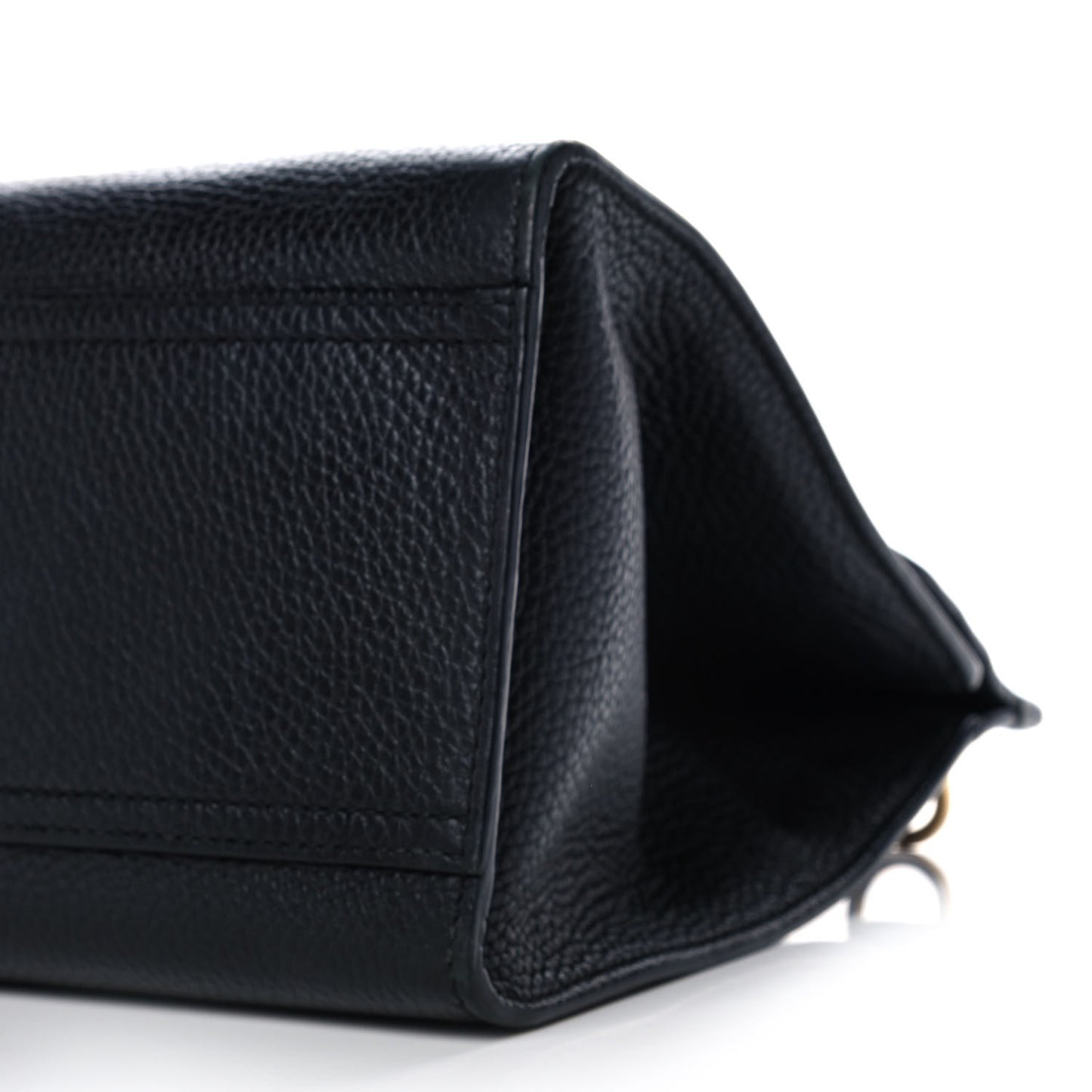 Calfskin Small GG Marmont Top Handle Bag Black