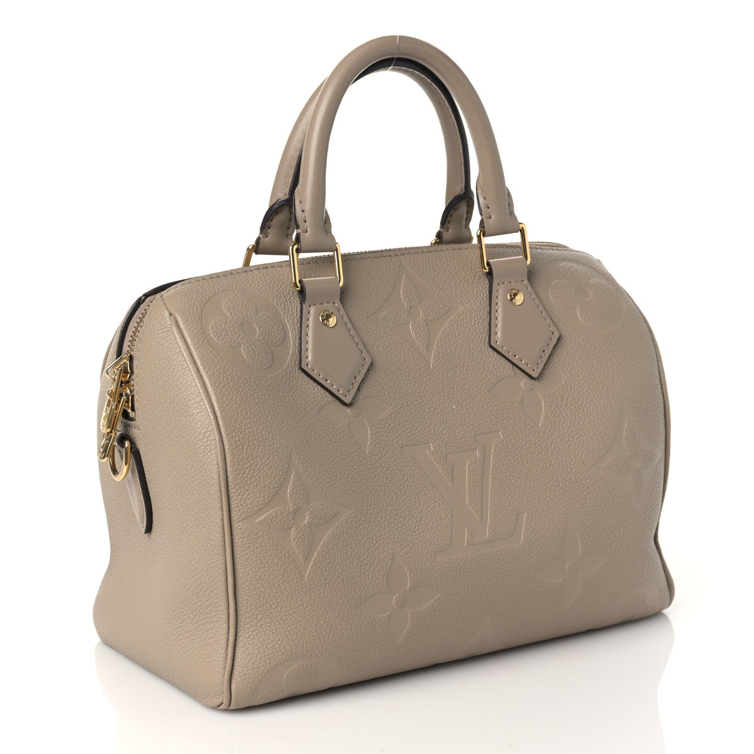 Louis Vuitton Empreinte Monogram Giant Speedy Bandouliere 25 Tourterelle 2 of 7
