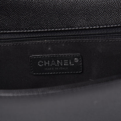 Chanel Caviar Quilted New Medium Boy Flap Black 6 of 13