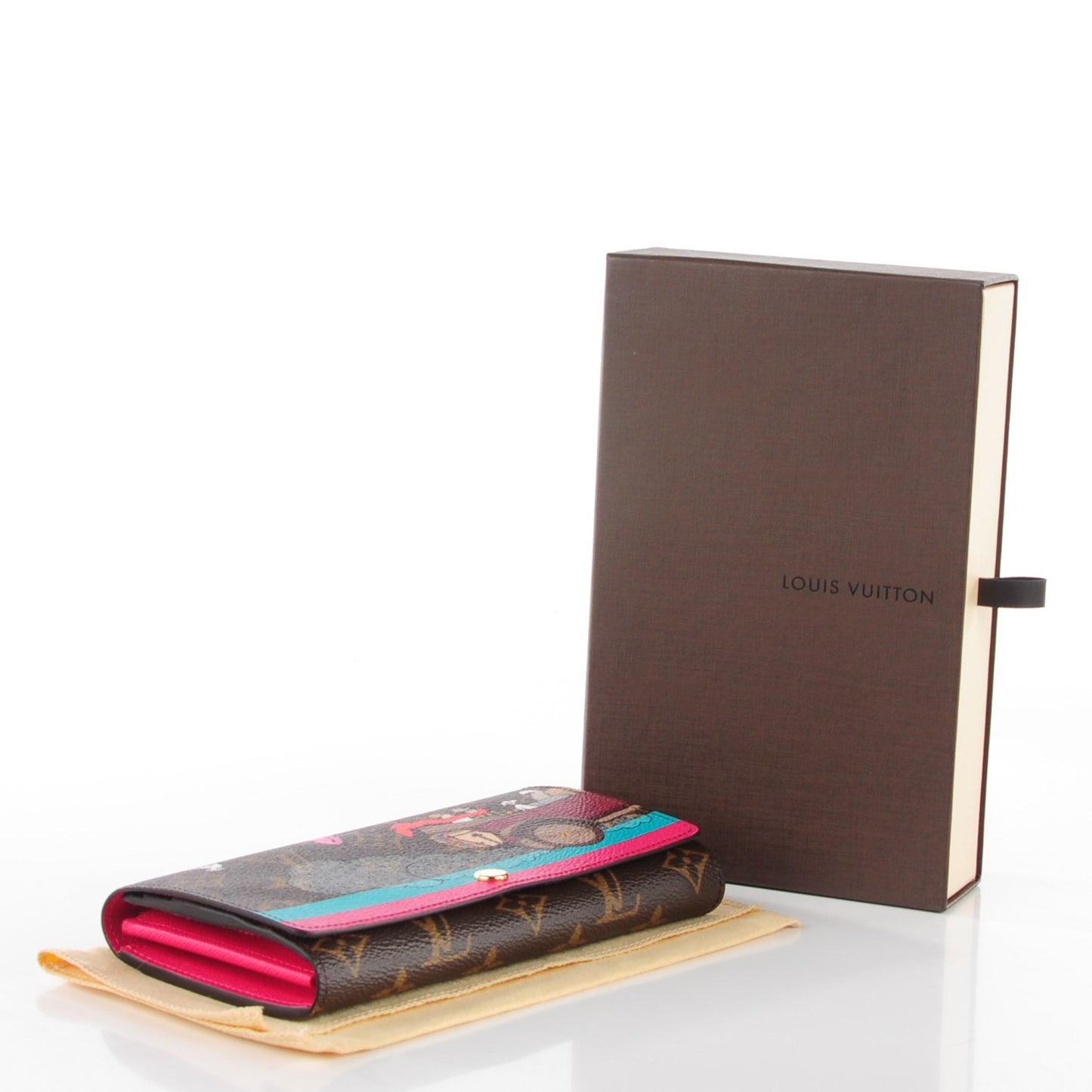 Monogram 2015 Christmas Animation Sarah Wallet Hibiscus