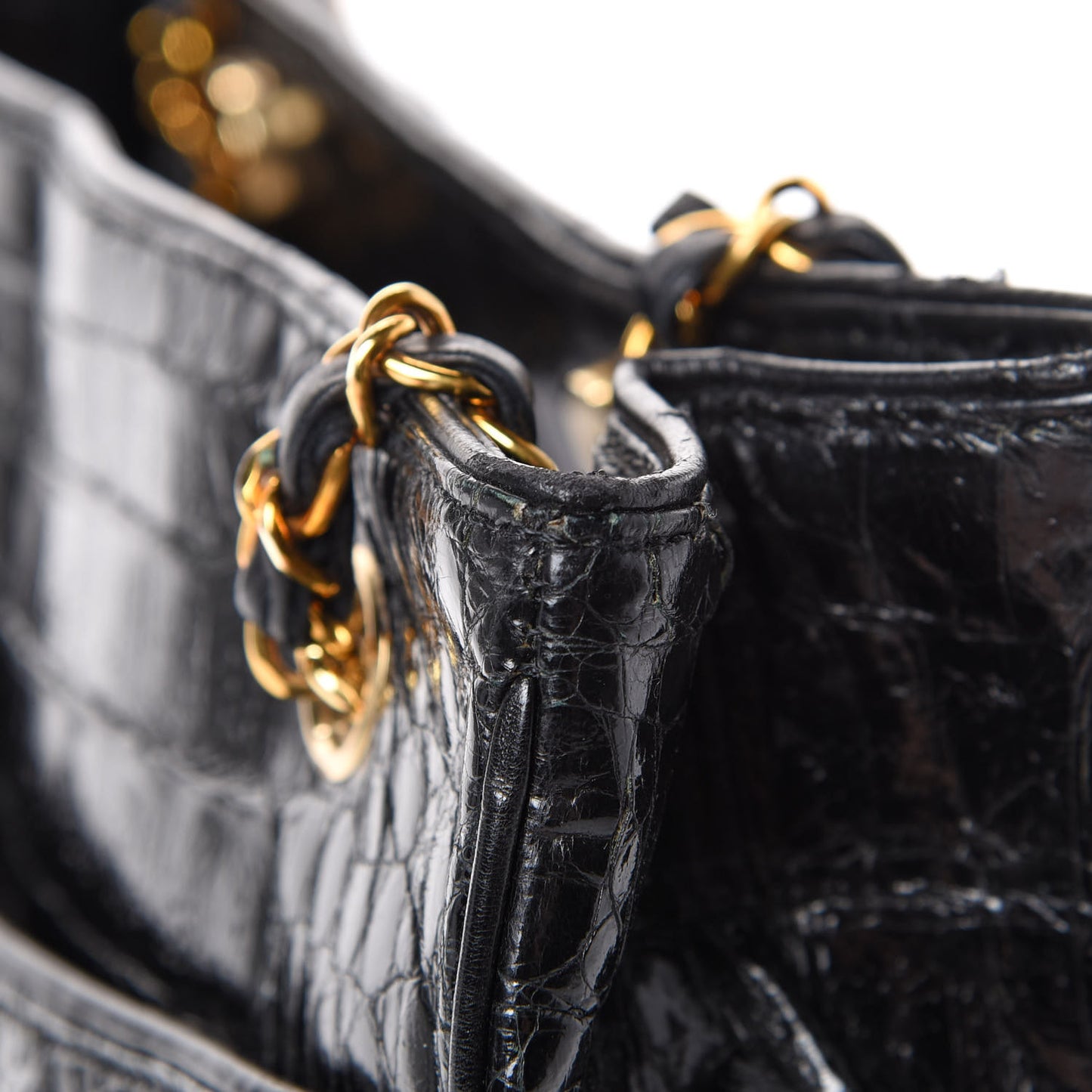 Alligator Tote Black