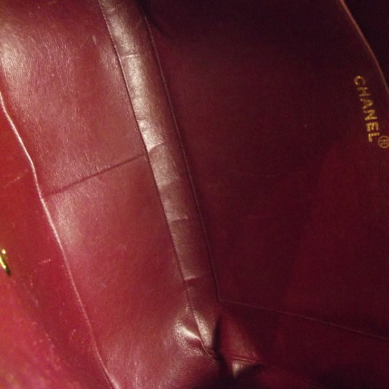 Chanel Lambskin XL Jumbo Flap Navy 7 of 13