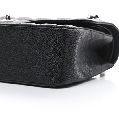 Chanel Caviar Quilted Jumbo Double Flap Black 10 of 11