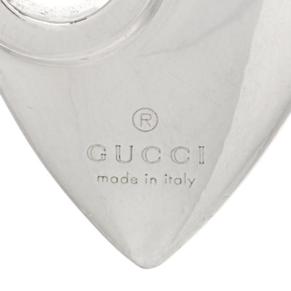 Gucci Sterling Silver G Heart Charm Link Bracelet 3 of 3