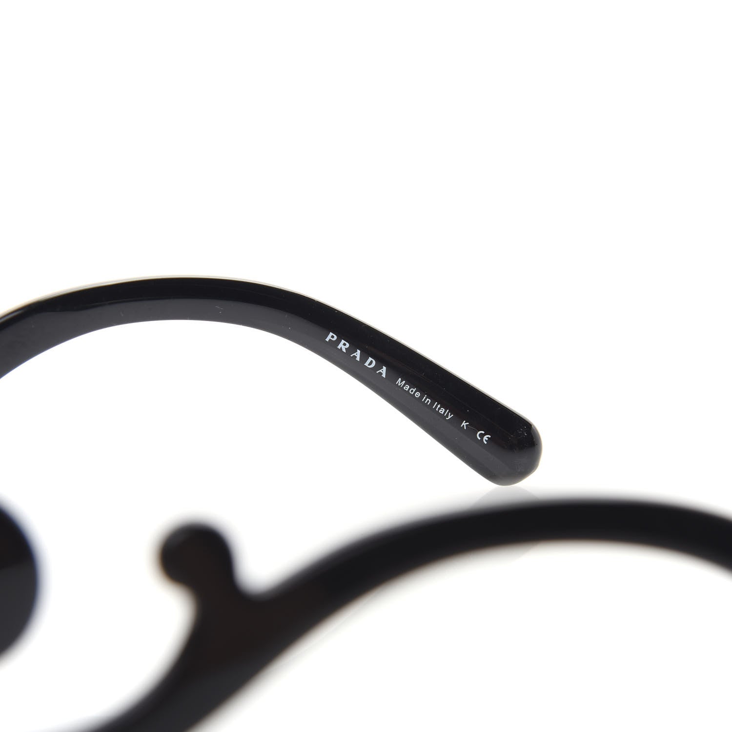 Prada Acetate Baroque Sunglasses SPR 27O Black 6 of 8