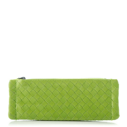 Bottega Veneta Nappa Intrecciato Small Cosmetic Pouch Mela 1 of 8