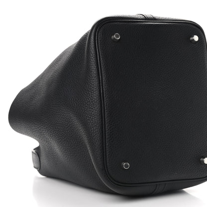 Hermes Taurillon Clemence Picotin Lock 22 MM Black 8 of 9