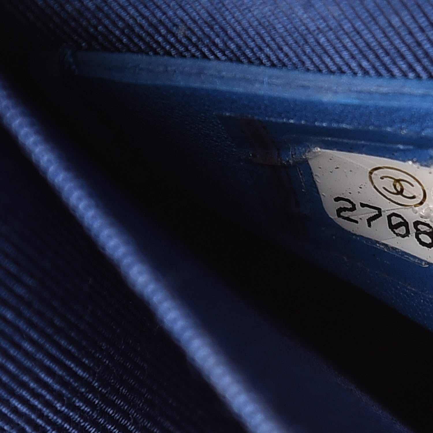 Chanel Calfskin Quilted North South Boy Flap Blue 7 of 9