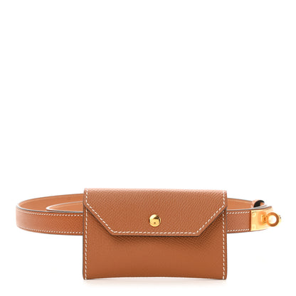 Hermes Epsom Kelly Pocket Belt Gold 7 of 8