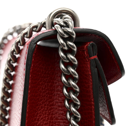 Gucci Dollar Calfskin Enamel Dionysus Shoulder Bag Hibiscus Red Electric Blue 12 of 13