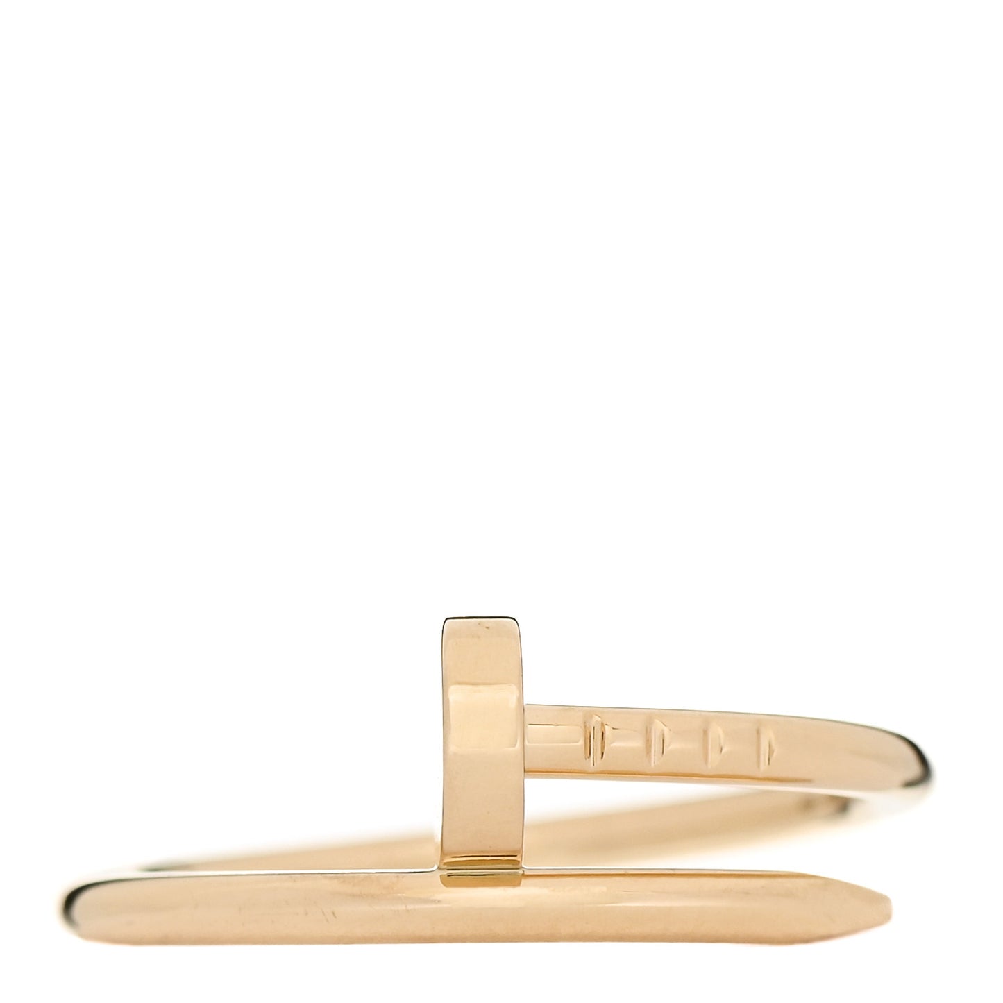 18K Yellow Gold Small Juste Un Clou Ring 54 6.75