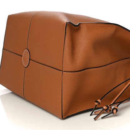Loewe Grained Calfskin Cushion Tote Tan 14 of 23