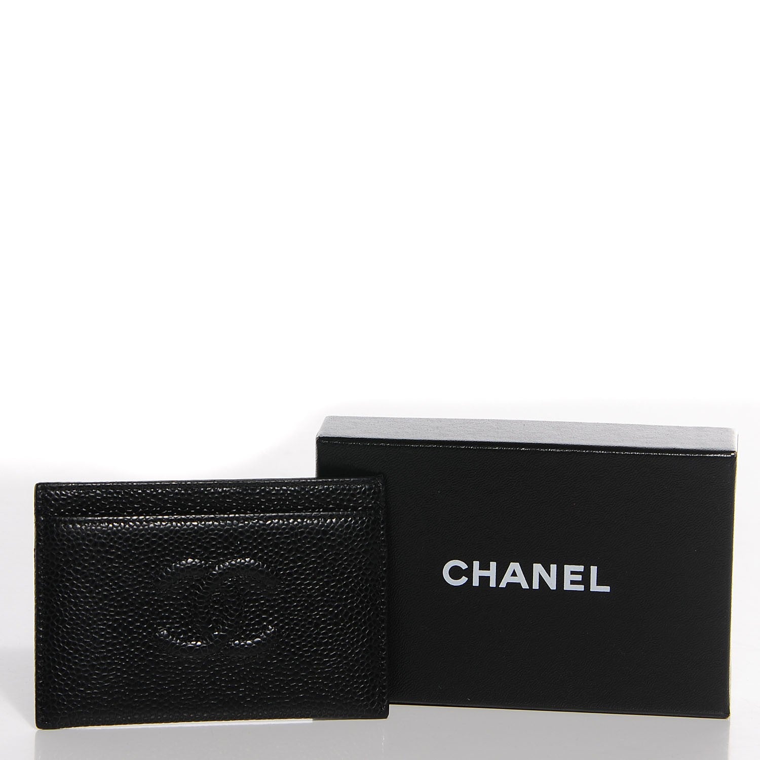 Chanel Caviar Timeless CC Card Holder Black 8 of 8