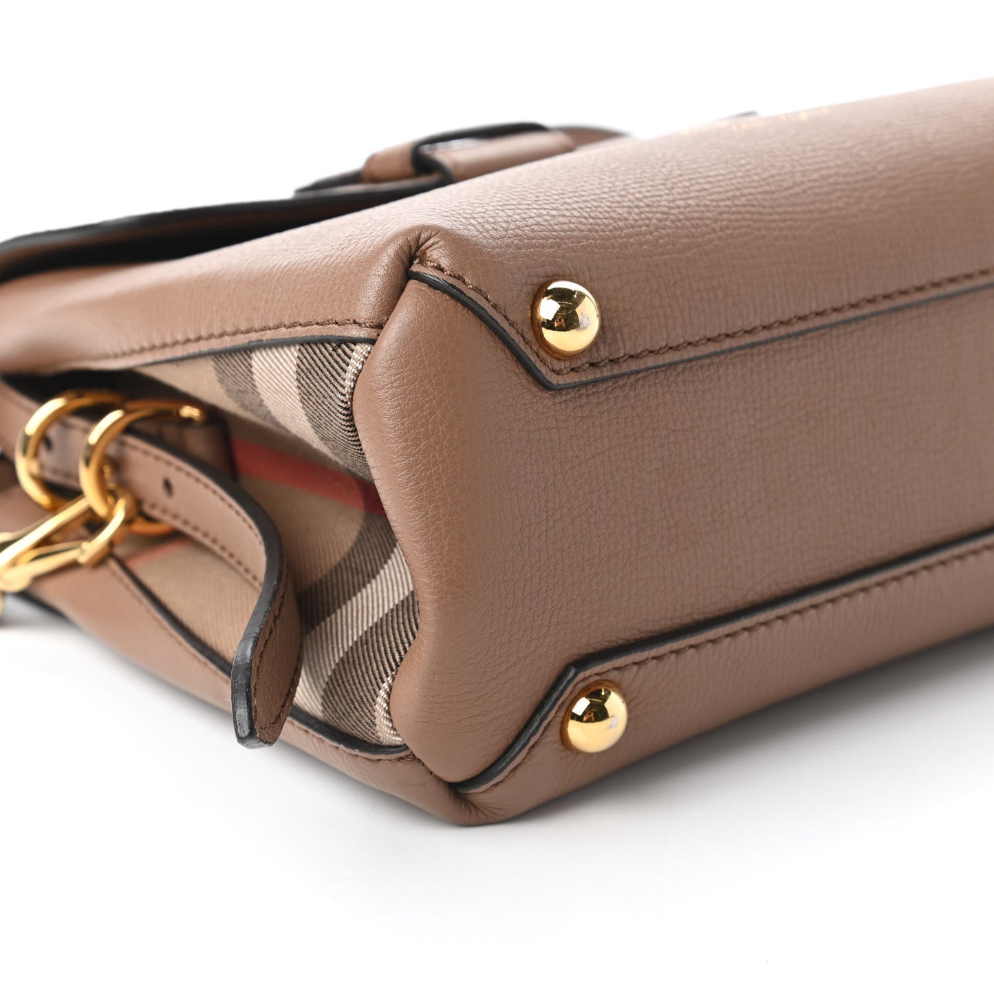 Derby Calfskin House Check Small Camberley Dark Sand