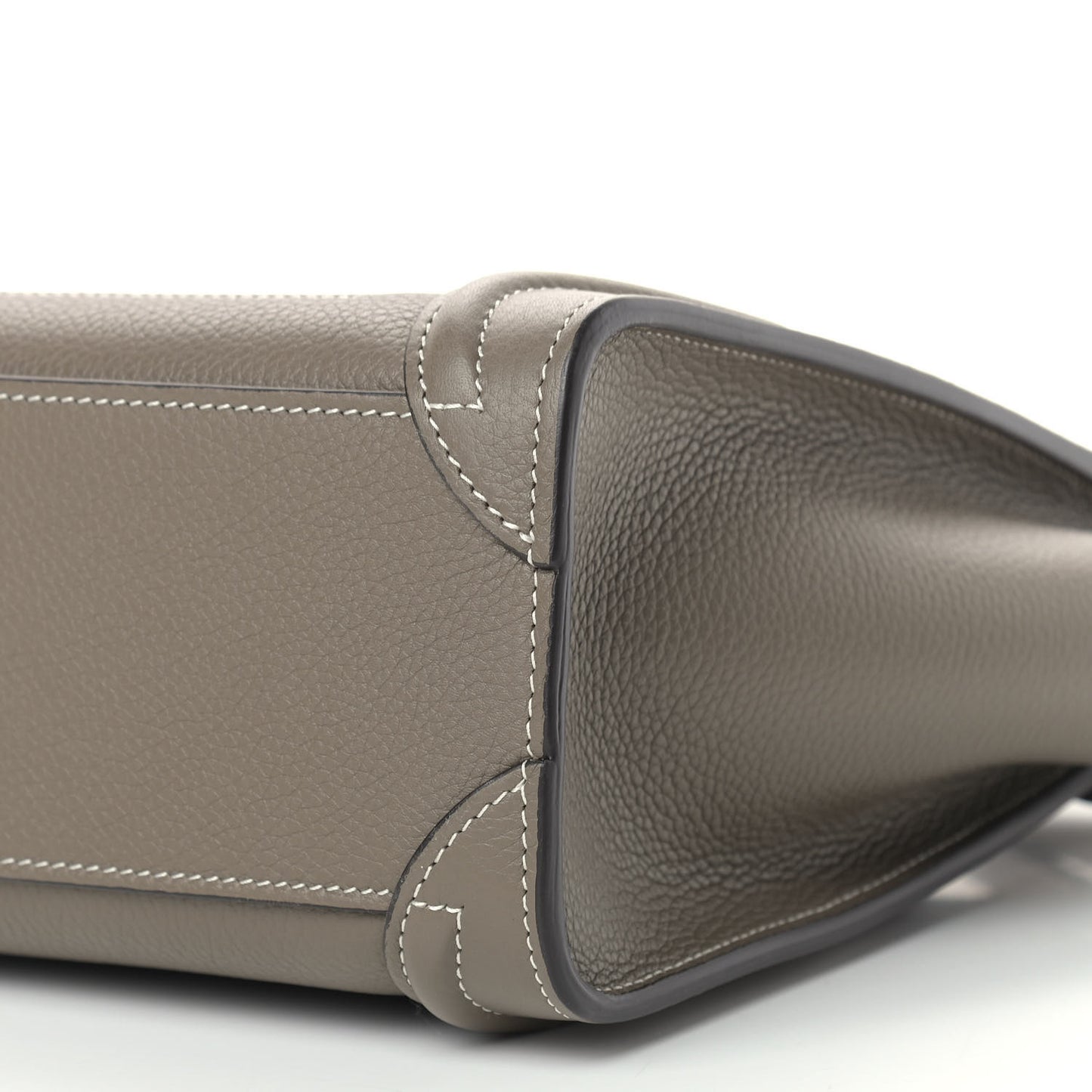 Drummed Calfskin Nano Luggage Souris