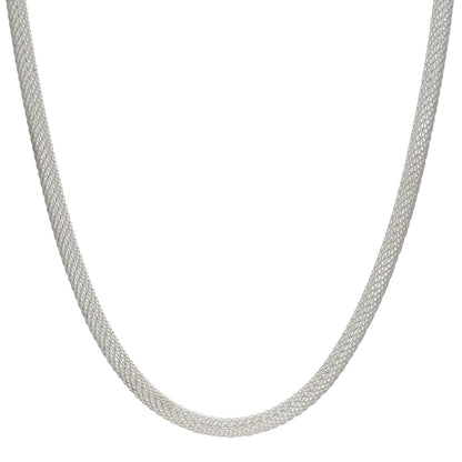 Tiffany Sterling Silver Somerset Mesh Toggle Necklace 1 of 4