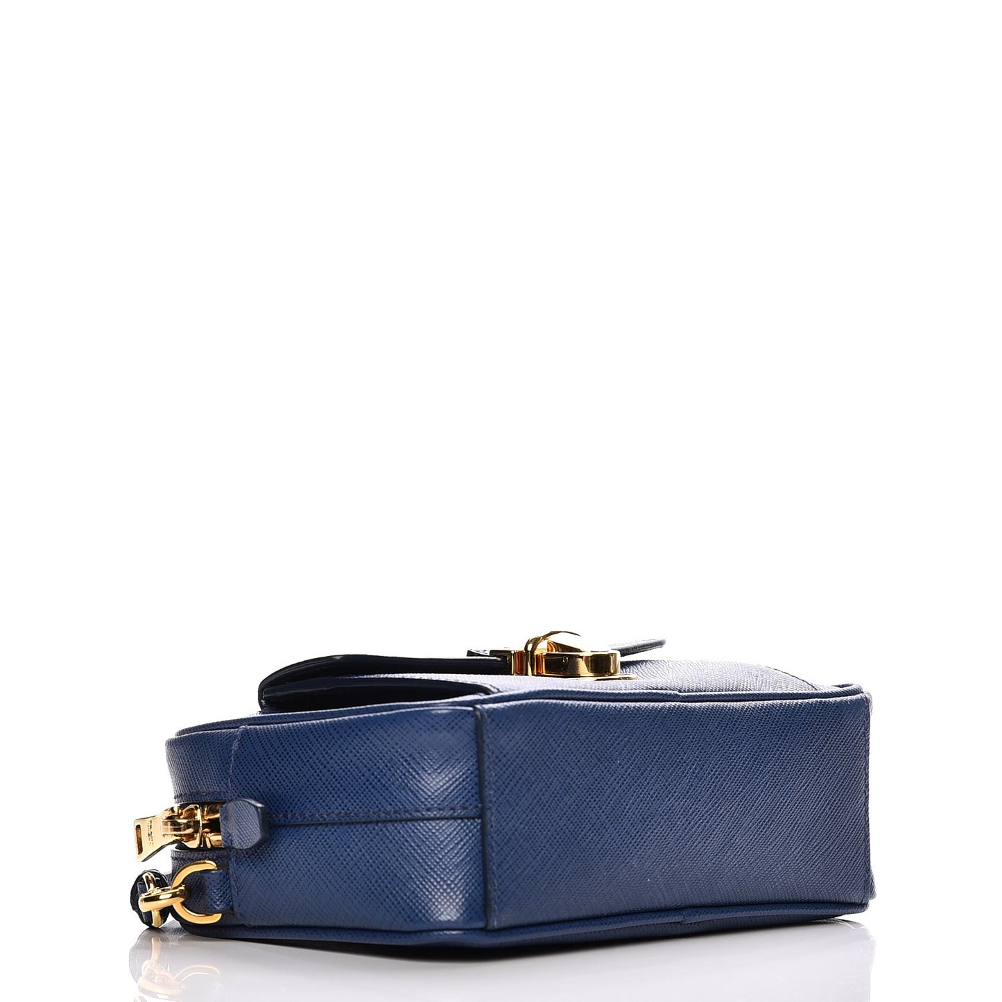 Saffiano Camera Crossbody Bleuette