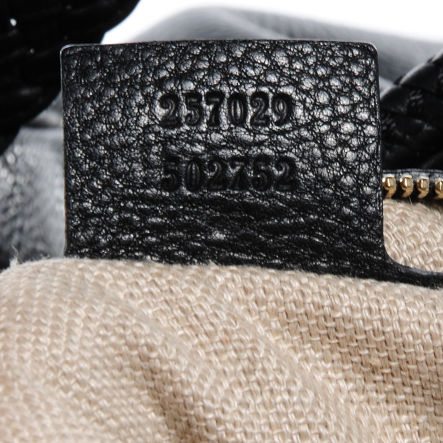 Gucci Leather Medium Marrakech Shoulder Bag Black 7 of 8