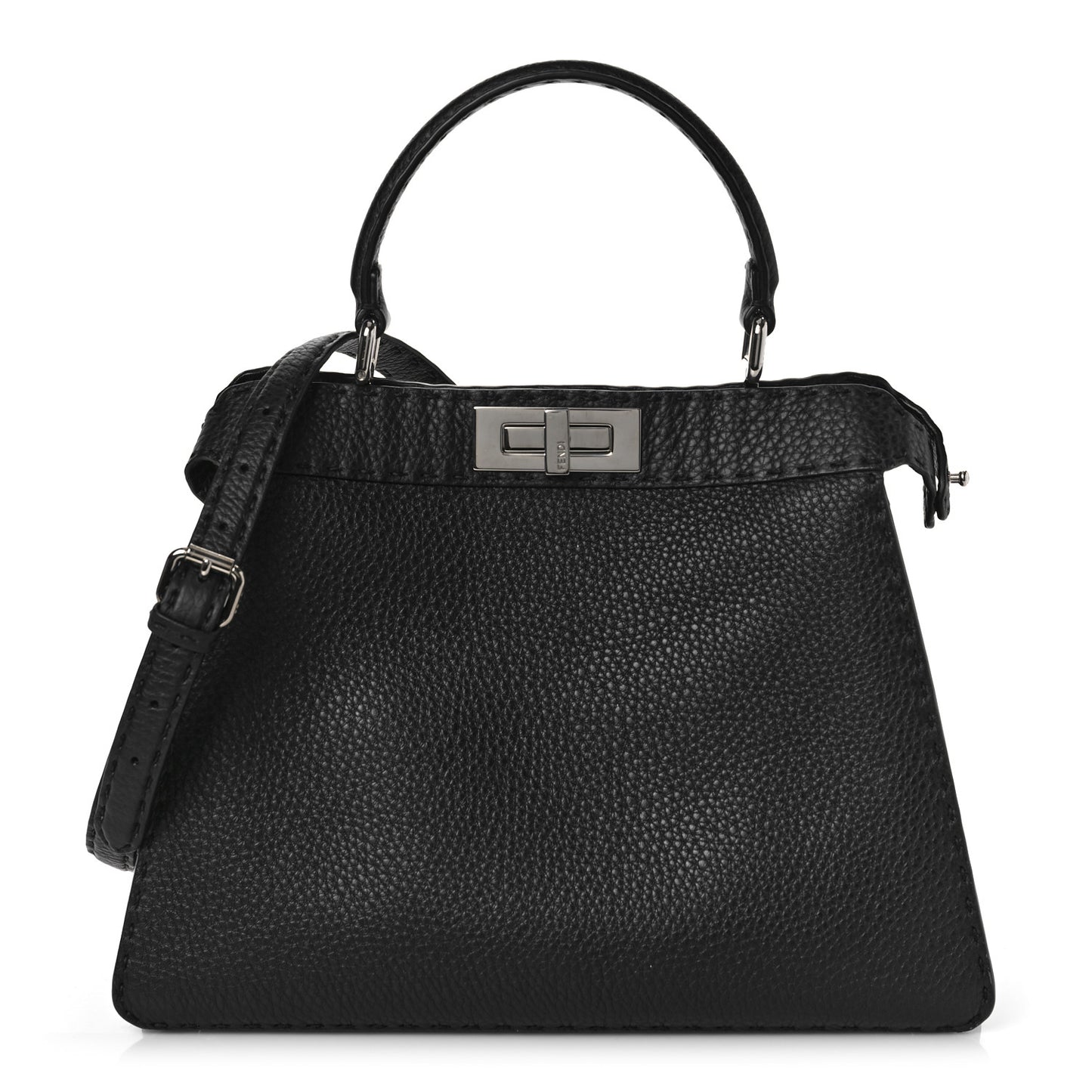 Cuoio Romano Selleria Chamois Medium Peekaboo I SEE U Satchel Black Camel Sunflower