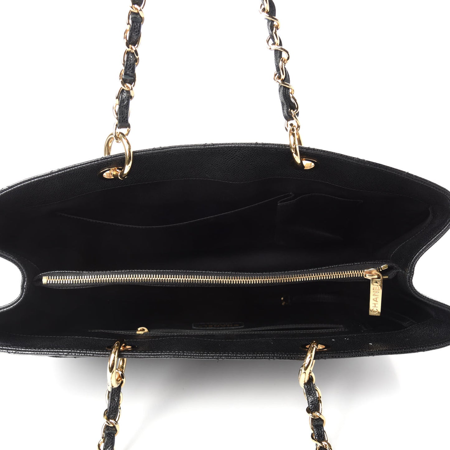 Caviar Quilted XL Grand Shopping Tote GST Black