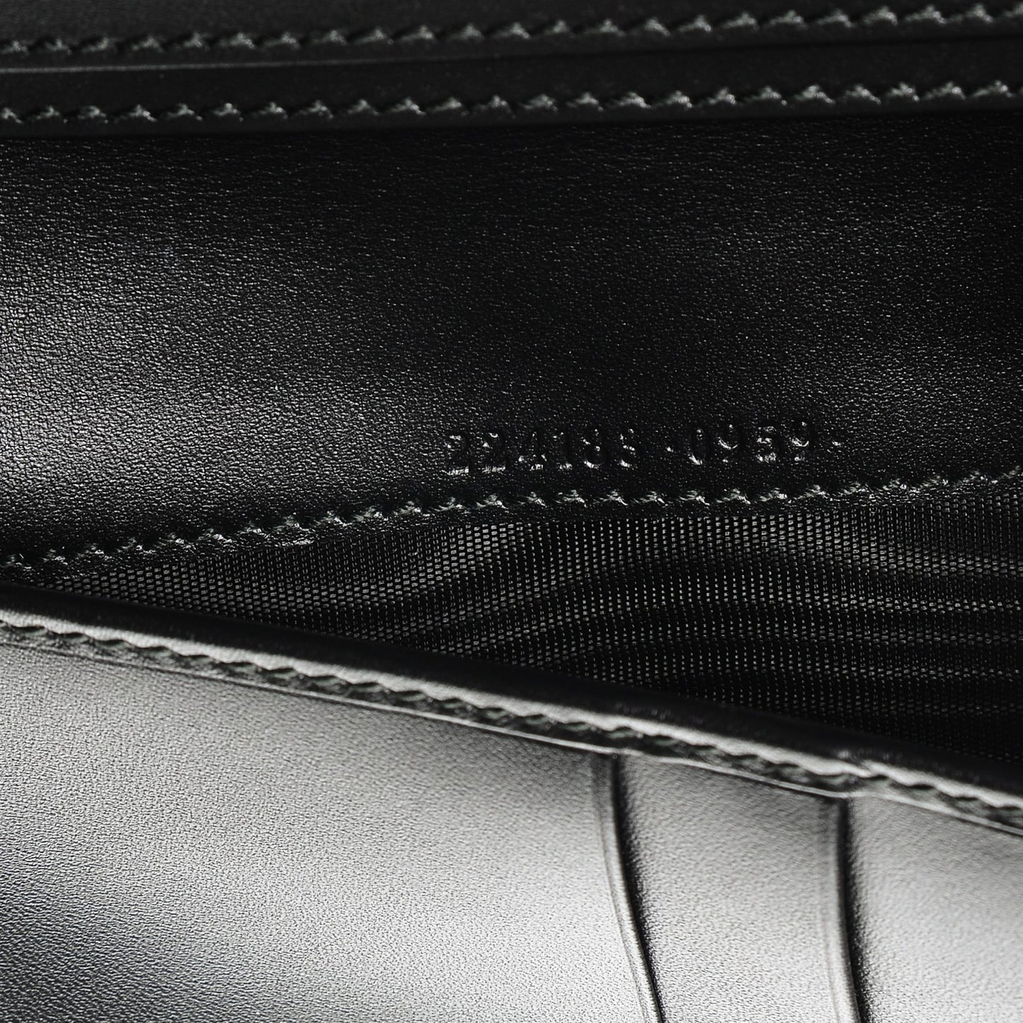 Guccissima Margaux Calfskin Avel Wallet Black