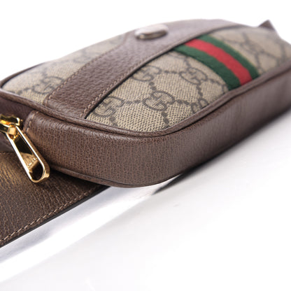 Gucci GG Supreme Monogram Ophidia Belted iPhone Case 85 34 Dark Brown 8 of 10