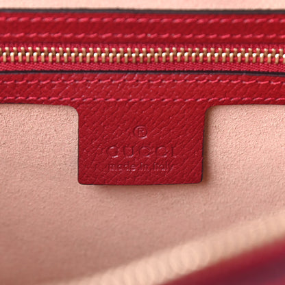 Gucci GG Supreme Monogram Flora Web Medium Ophidia Boston Red 6 of 9