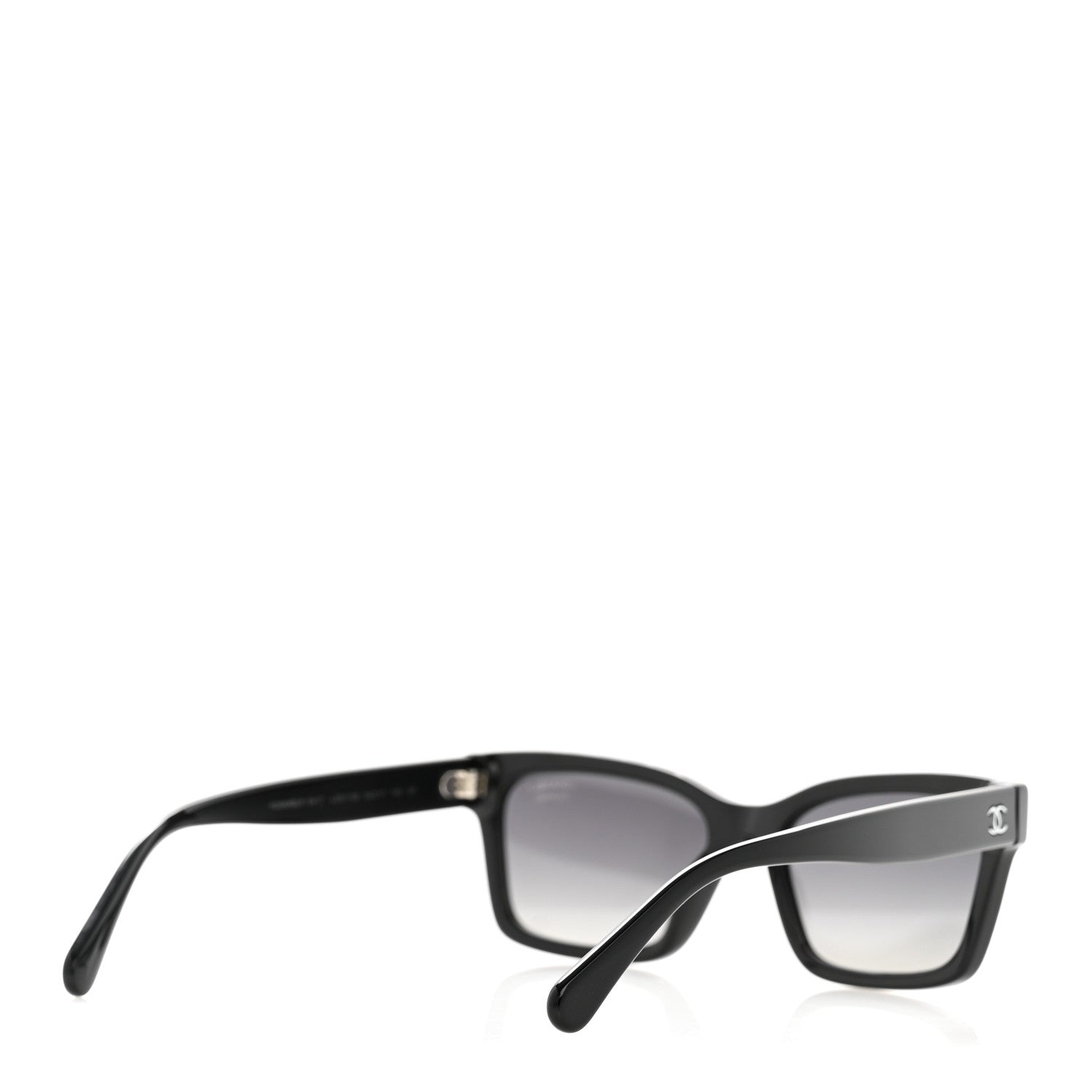 Chanel Acetate Polarized Square Sunglasses 5417 Black 4 of 8