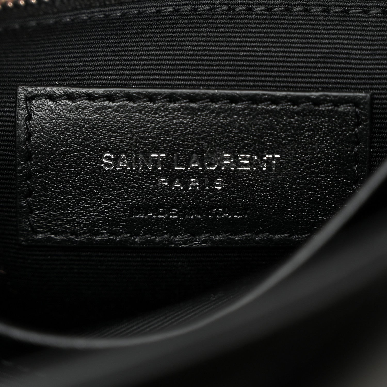 Saint Laurent Calfskin Y Quilted Monogram Toy Loulou Crossbody Bag Black 5 of 10